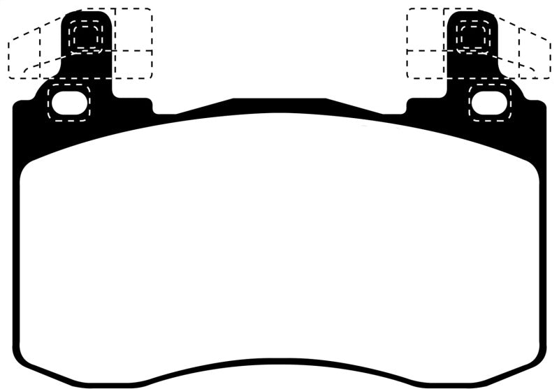 EBC 2017+ Kia Stinger 3.3L Twin Turbo Redstuff Front Brake Pads