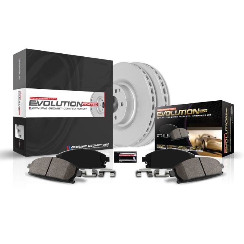 Power Stop 10-12 Lexus HS250h Front Z17 Evolution Geomet Coated Brake Kit