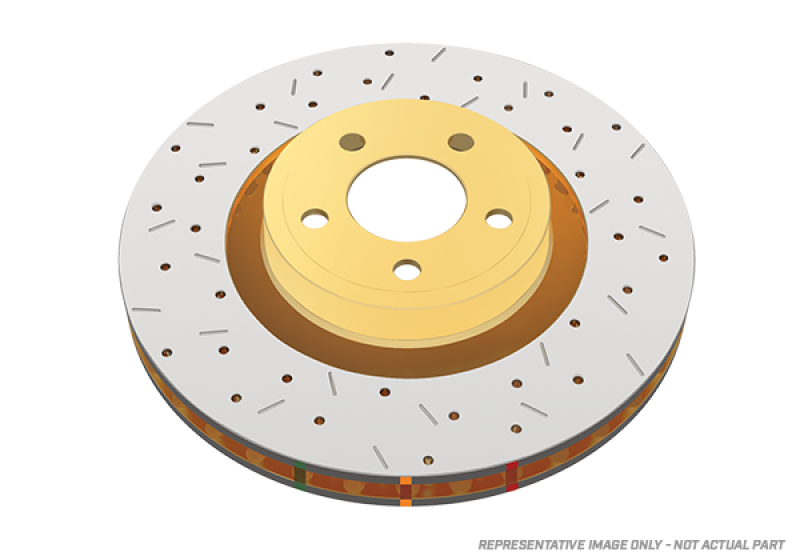 DBA 8/93-94 Nissan Skyline R32 GT-R/95-7/98 R33 & R34 GT-R Rear Drilled & Slotted 4000 Series Rotors