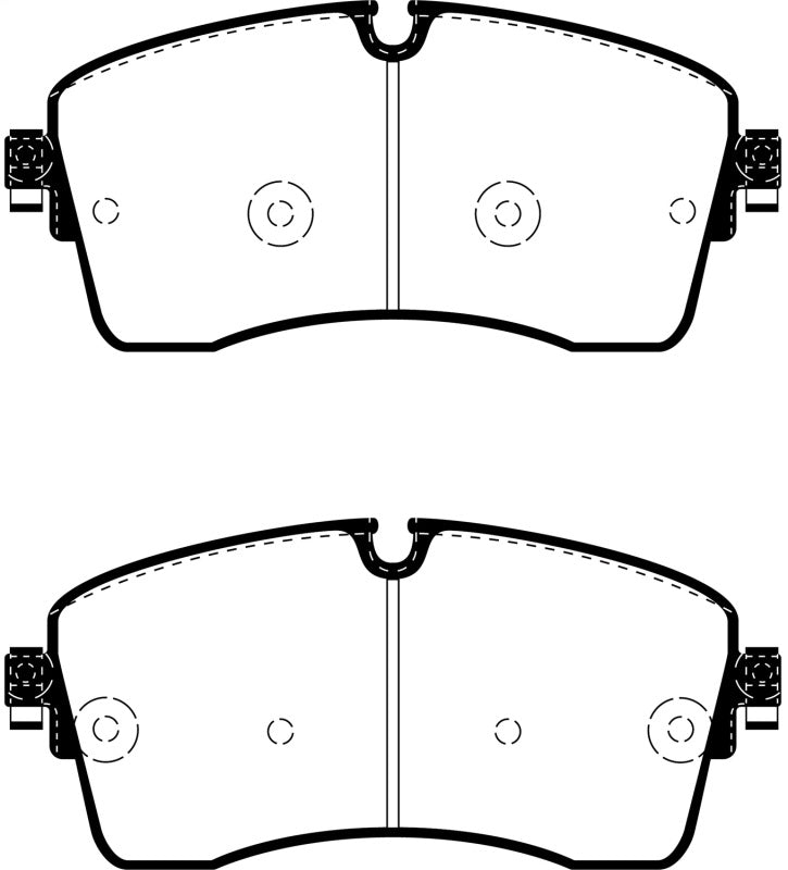 EBC 2018+ Jaguar E-Pace 2.0L Turbo (246) Yellowstuff Front Brake Pads