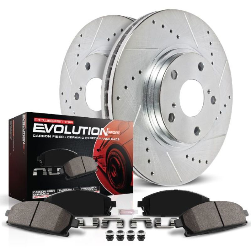 Power Stop 15-16 BMW 328i xDrive Rear Z23 Evolution Sport Brake Kit