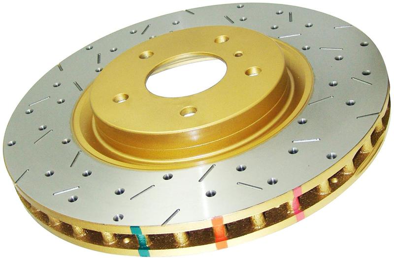 DBA 8/93-94 Nissan Skyline R32 GT-R/95-7/98 R33 & R34 GT-R Rear Drilled & Slotted 4000 Series Rotors