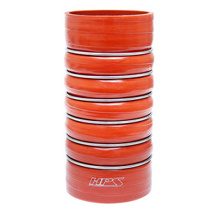 HPS 3.5 inch ID 8 inch Long Ultra High Temp 4-ply Aramid Reinforced Silicone CAC Coupler Hose Hot Side 89mm ID x 200mm Length