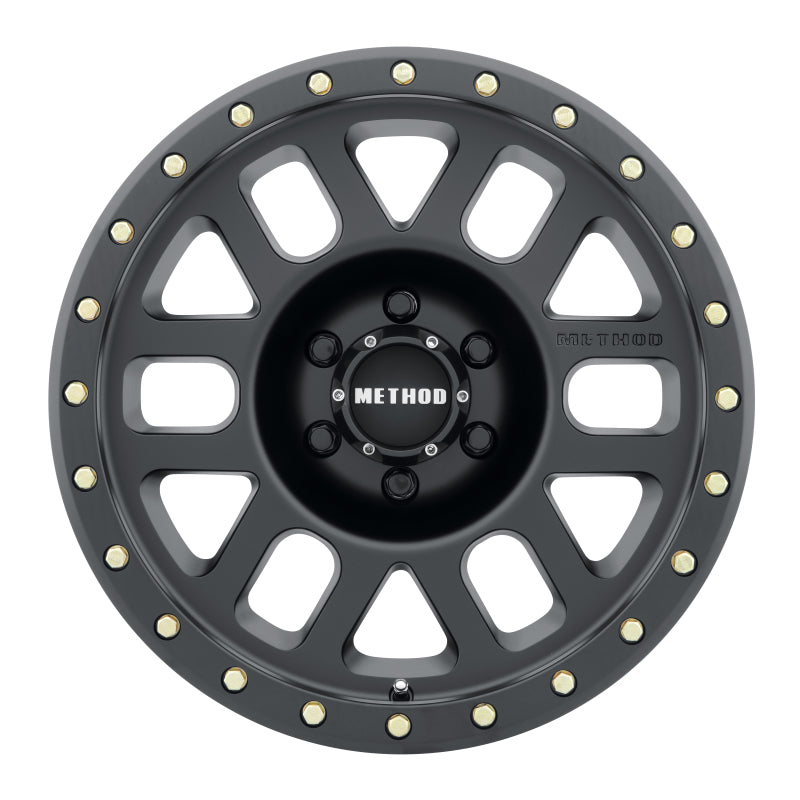 Method MR309 Grid 17x8.5 0mm Offset 6x5.5 108mm CB Matte Black Wheel