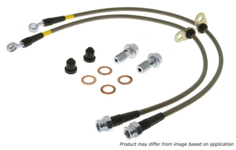 StopTech 05-17 Toyota Tacoma Stainless Steel Rear Brake Line Kit