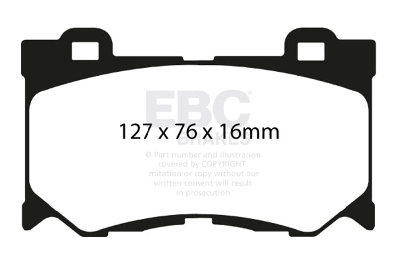 EBC 08-15 Infiniti G37 3.7 Bluestuff Front Brake Pads