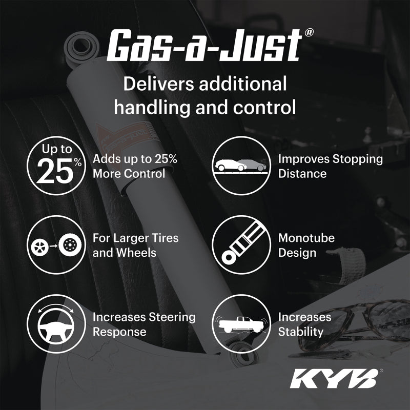 KYB 2018 Jeep Wrangler JK (Lifted 1.5in-3in) Gas-A-Just Gas Shock