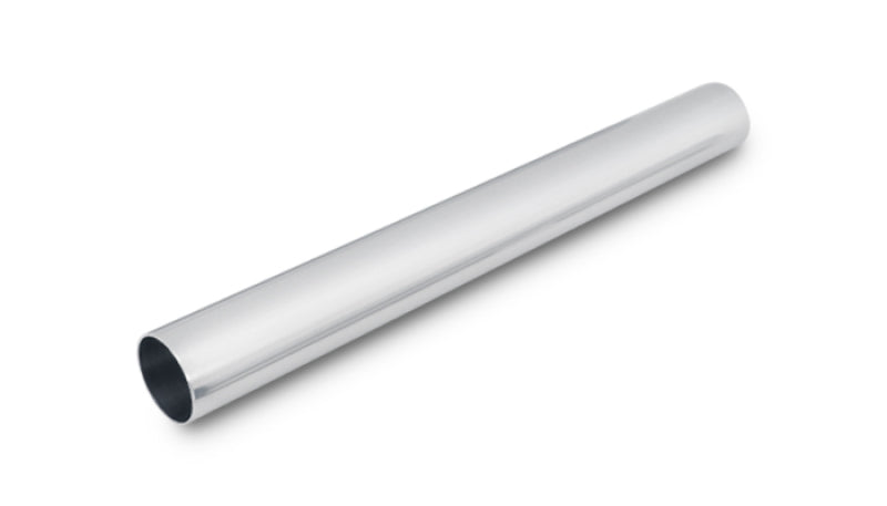 Vibrant 2.75in O.D. Universal Aluminum Tubing (18in long Straight Pipe) - Polished