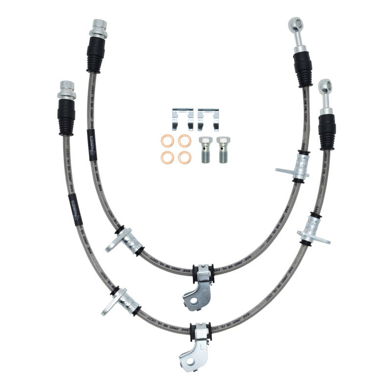 R1 16-17 BMW 330i Rear Stainless Steel Brake Hose