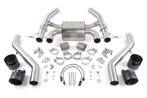 Dinan 23-26 BMW M2 (G87) Valved Axleback Exhaust System - Black Tips