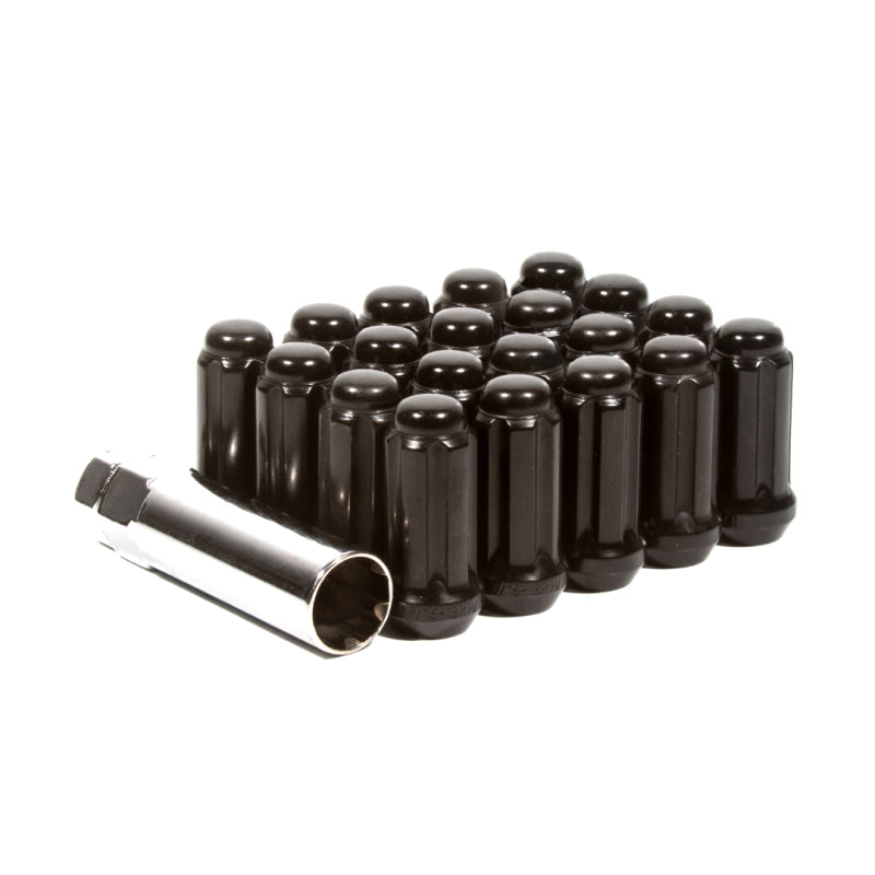 Method Lug Nut Kit - Spline - 14x2.0 - 6 Lug Kit - Black