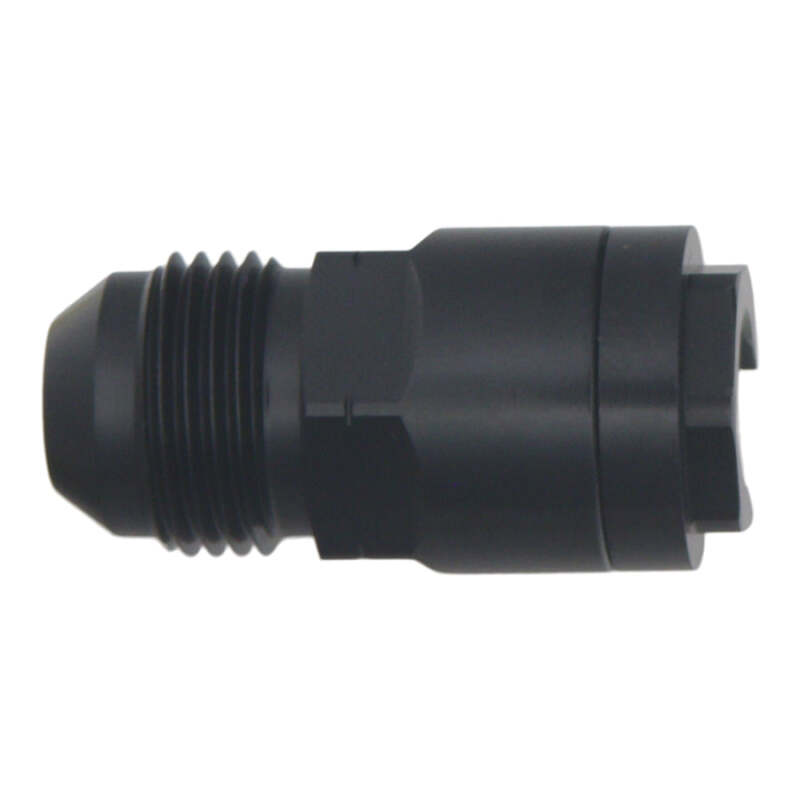 DeatschWerks 8AN Male Flare to 3/8in Female EFI Quick Connect Adapter - Anodized DW Titanium