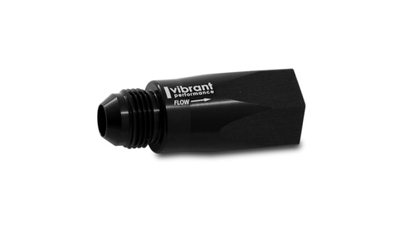 Vibrant -6AN Female to Male Inline Check Valve