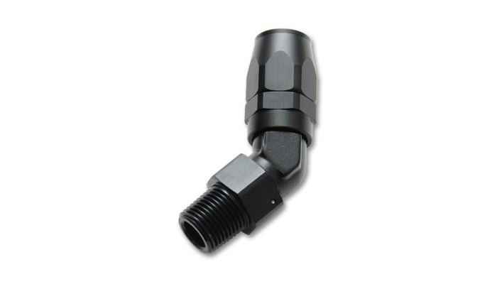 Vibrant -6AN Male NPT Straight Hose End Fitting - 1/4in NPT