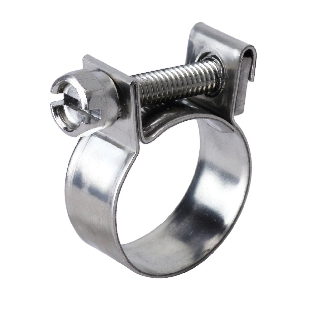 HPS Size # 17 Stainless Steel Fuel Injection Hose Clamp Range: 19/32 inch - 43/64 inch 15mm - 17mm