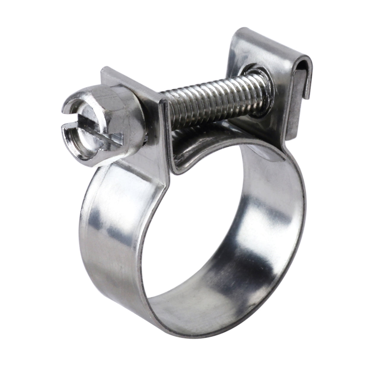 HPS #10 Stainless Steel Fuel Injection Hose Clamps, 10pcs Pack, 5/16" - 25/64" (8mm - 10mm)