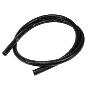 HPS 3/4 inch 19mm FKM Lined Oil Resistant High Temperature Reinforced Silicone Hose 9 Feet Black