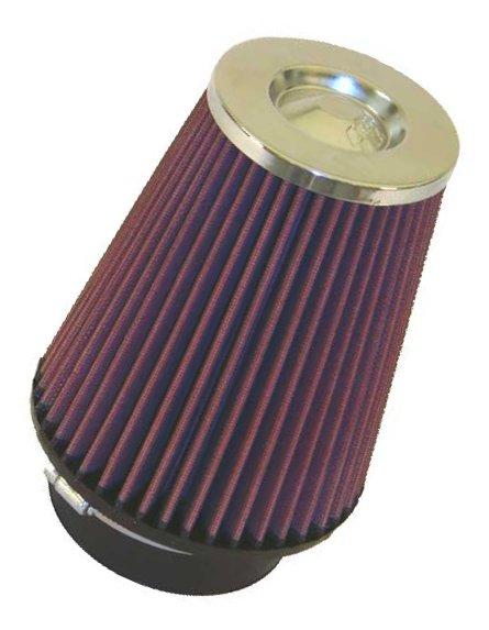 K&N Universal Chrome Filter 2.063in Flange ID x 3.5in Base OD x 2in Top OD x 4in H