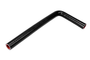 HPS 5/8 inch 16mm with 5 inch and 60 inch Leg Silicone 90 Degree Elbow Coupler Hose High Temp 4-ply Reinforced Black