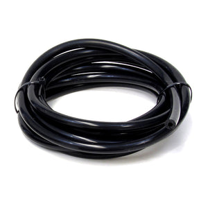 HPS 9/32 inch 7mm ID Black High Temp Silicone Vacuum Hose Tubing - 5 Feet Roll