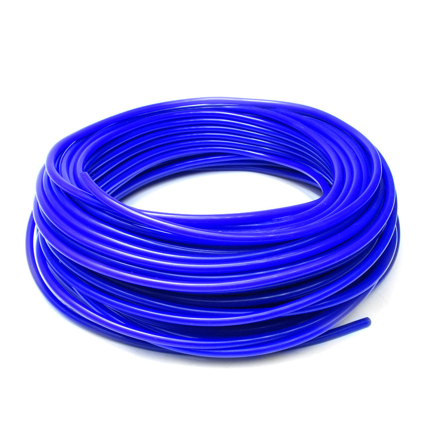 HPS 5/16 inch 8mm ID Blue High Temp Silicone Vacuum Hose Tubing - 50 Feet Roll