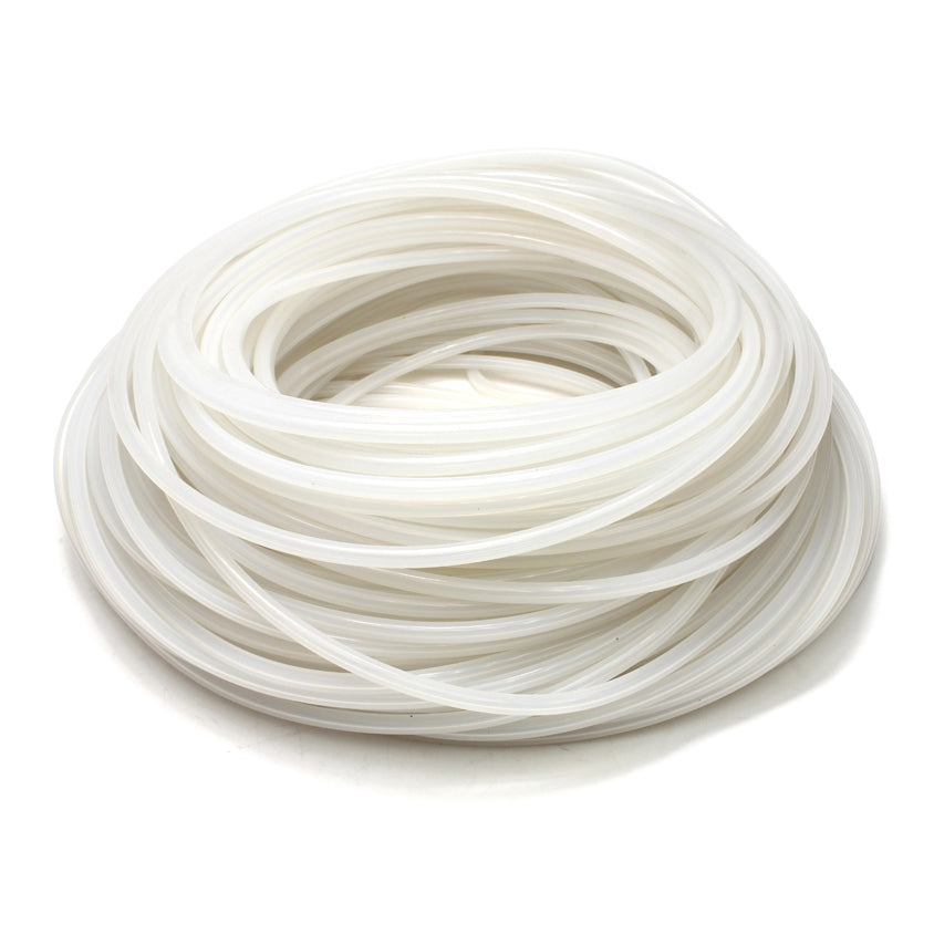 HPS 13/64 inch 5mm ID Clear High Temp Silicone Vacuum Hose Tubing - 50 Feet Roll