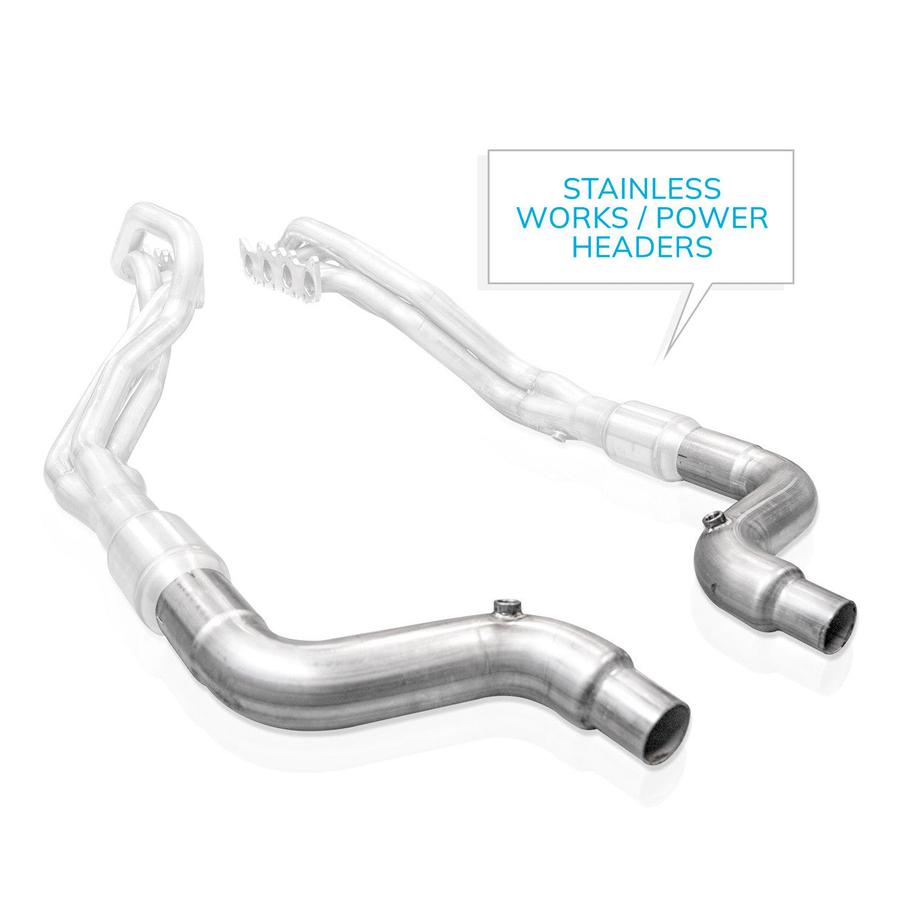 Stainless Works 15-25 Mustang GT Lead Pipe Kit - Factory Connect