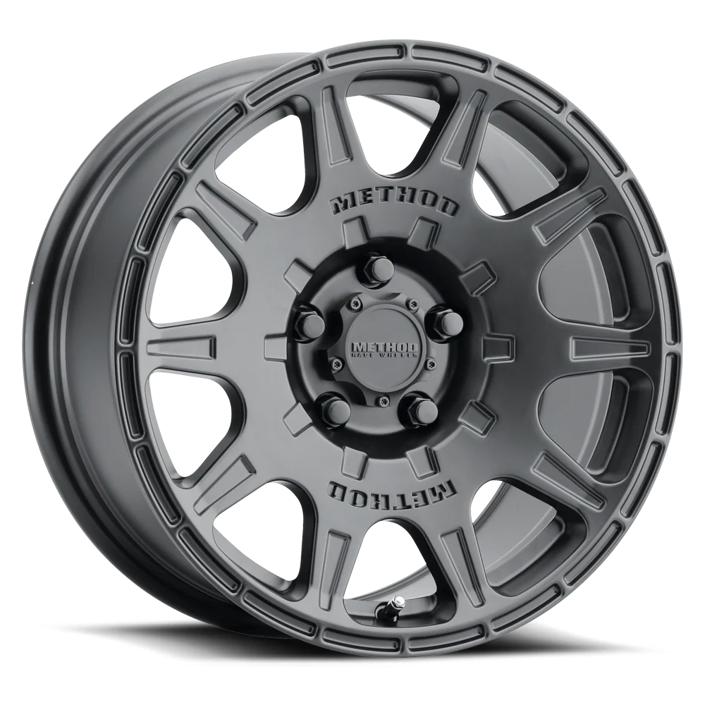Method MR502 RALLY 17x8 +38mm Offset 5x4.5 67.1mm CB Matte Black Wheel