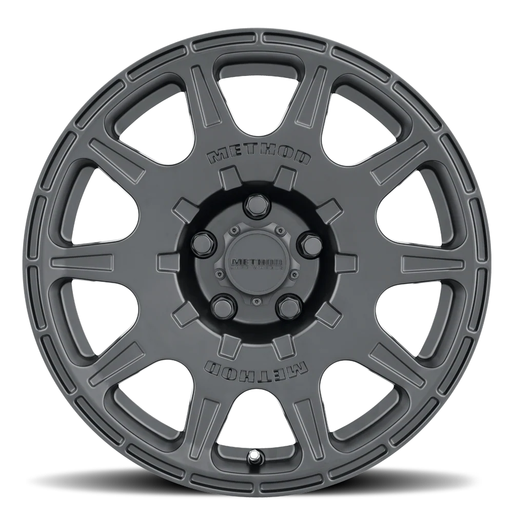 Method MR502 RALLY 17x8 +38mm Offset 5x4.5 67.1mm CB Matte Black Wheel