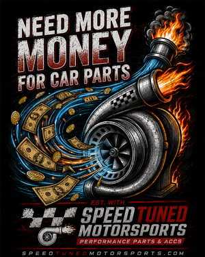 Need More Money For Car Parts - Sticker - Money Turbo Sticker