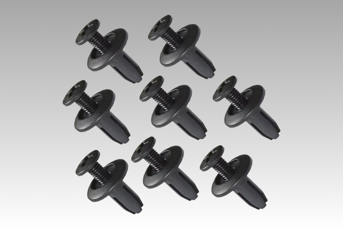 Plastic Push Rivet Fender Clips 10pk