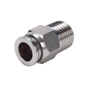 1/16 NPT to 1/4 Push lock fitting Straight