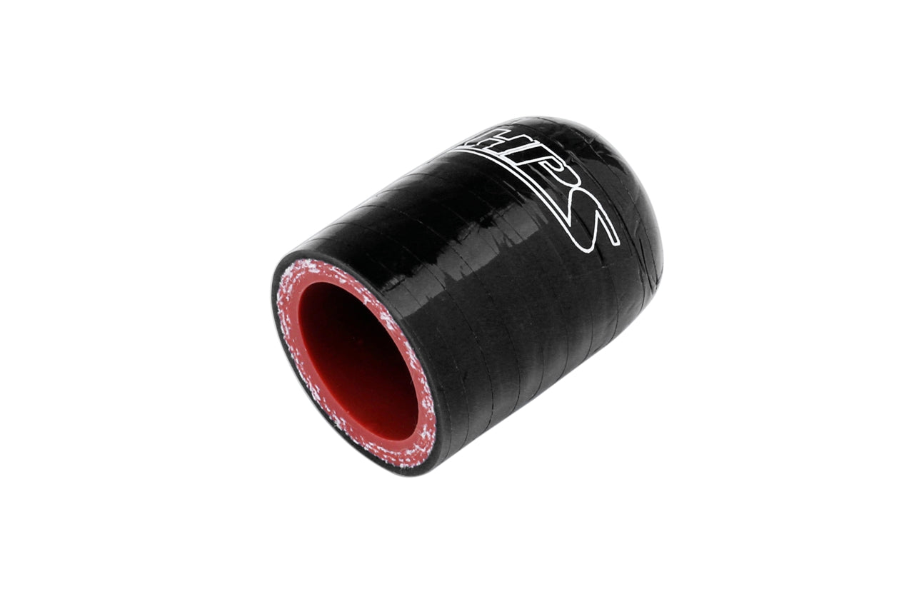 HPS 1 inch High Temperature Reinforced Black Silicone Coolant Cap Bypass Heater 25mm