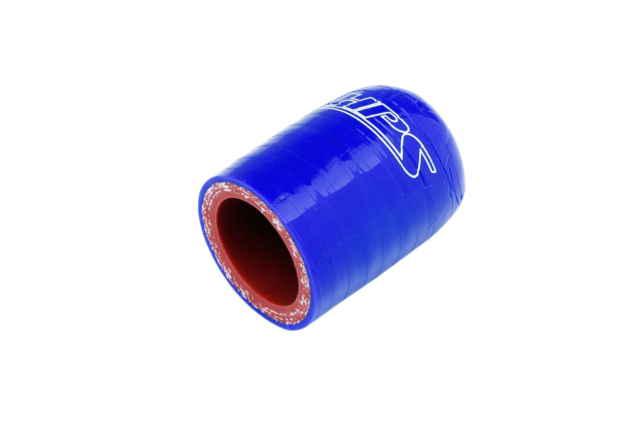 HPS 1 inch High Temperature Reinforced Blue Silicone Coolant Cap Bypass Heater 25mm
