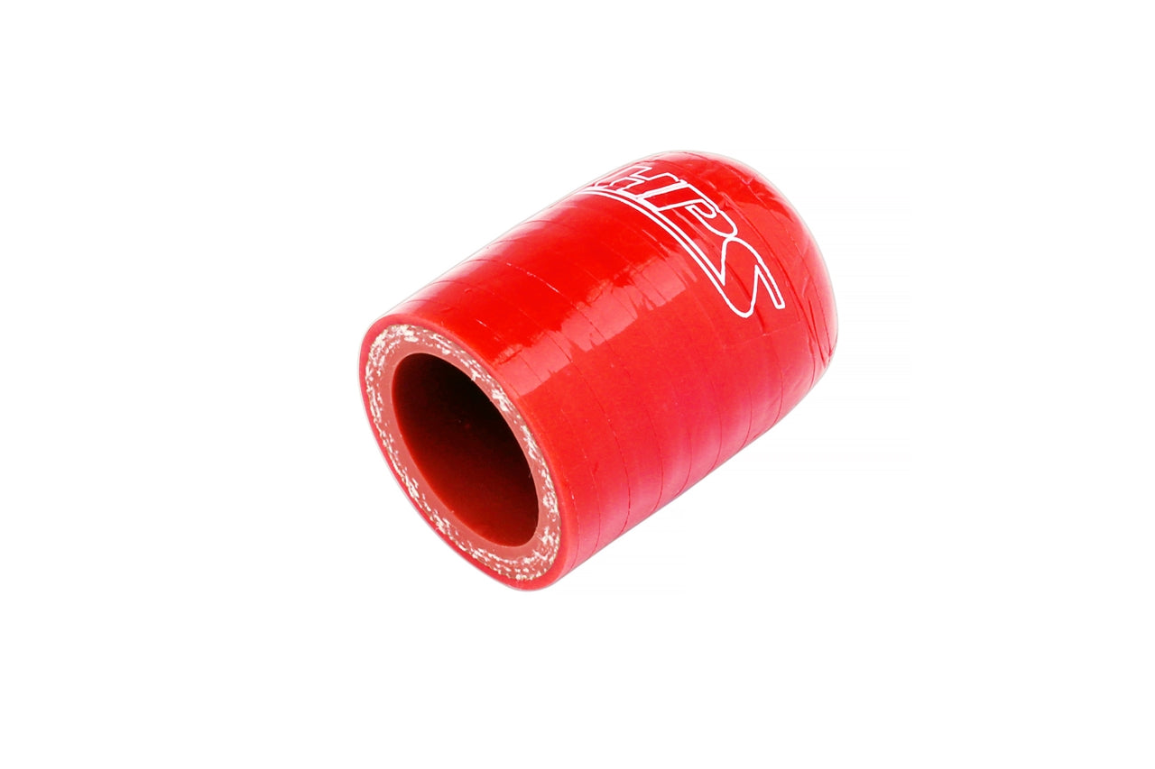 HPS 9/16 inch High Temperature Reinforced Red Silicone Coolant Cap Bypass Heater 14mm
