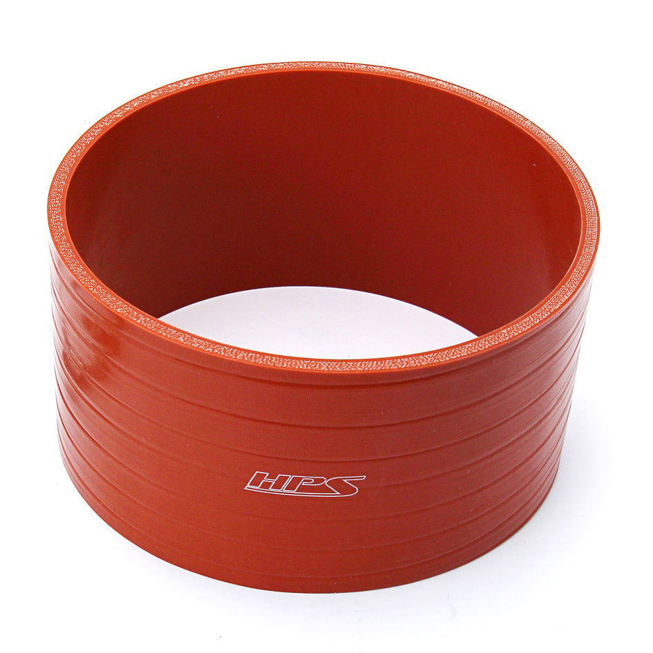 HPS 7.5 inch ID 4 inch Long Ultra High Temp 6-ply Aramid Reinforced Silicone Coupler Tube Hose 190mm ID 102mm Length
