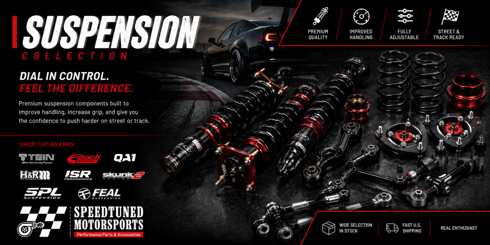 Suspension Collection Products Graphic, Speed Tuned Motorsports