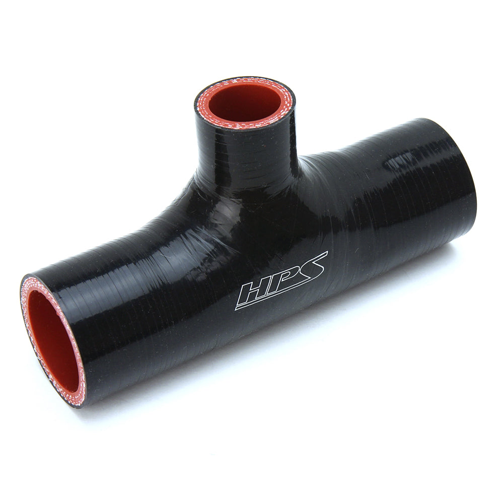 HPS 1 inch ID 1 inch ID branch Black Silicone Coupler Coolant T Hose Tee Adapter