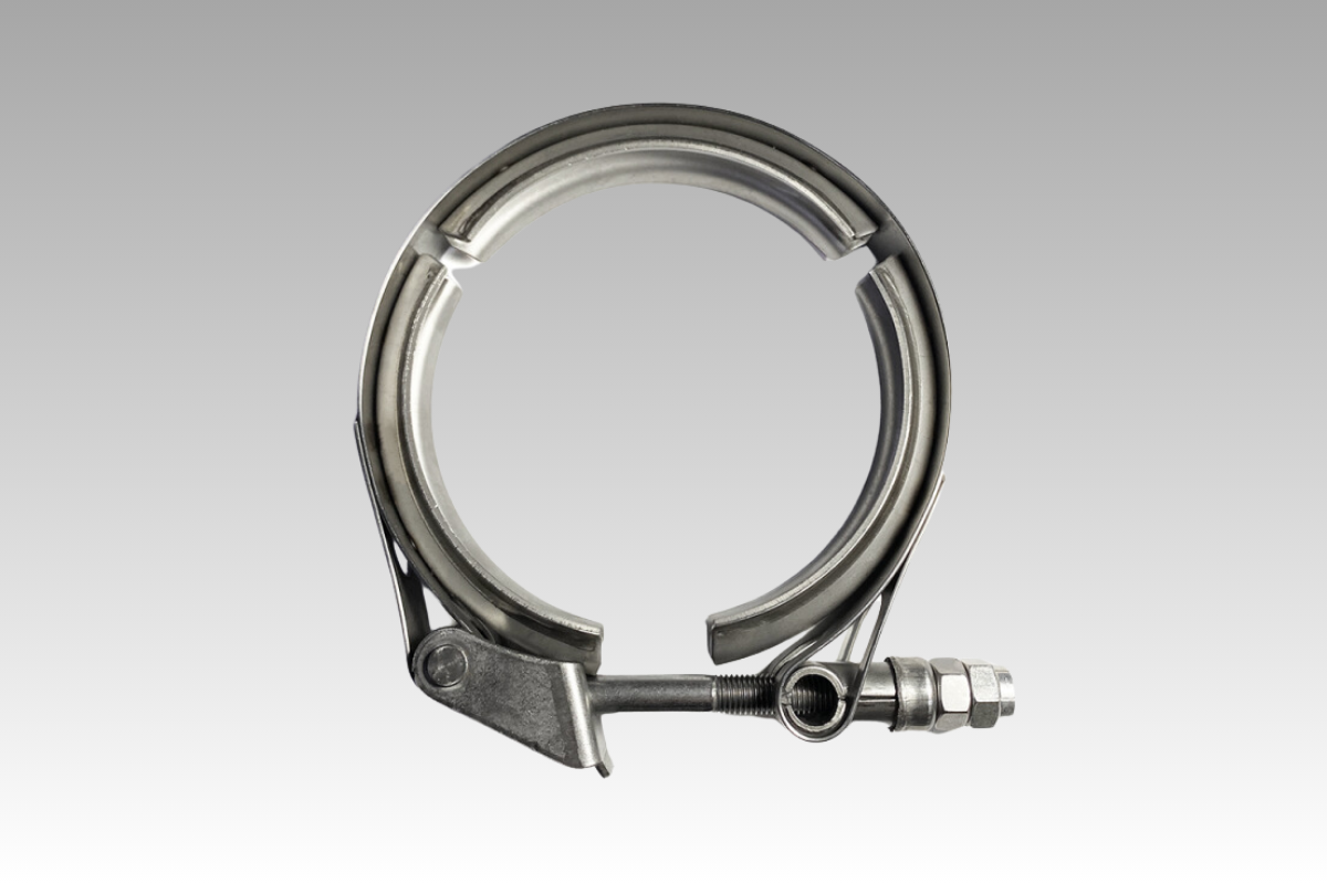 Ticon Industries 3in Stainless Steel V-Band Clamp - Quick Release