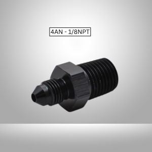 Vibrant Performance - 10293 - Straight Adapter Fitting; Size: -4AN x 1/8 in. NPT